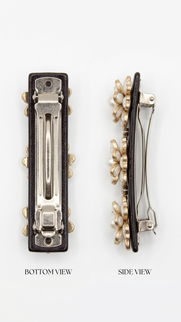 Large barrette clip/ponytail clip(10cm*2cm) SN-01-0000086