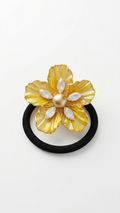 Brooch Petal and crystal Hair Tie (SN-01-0000050)