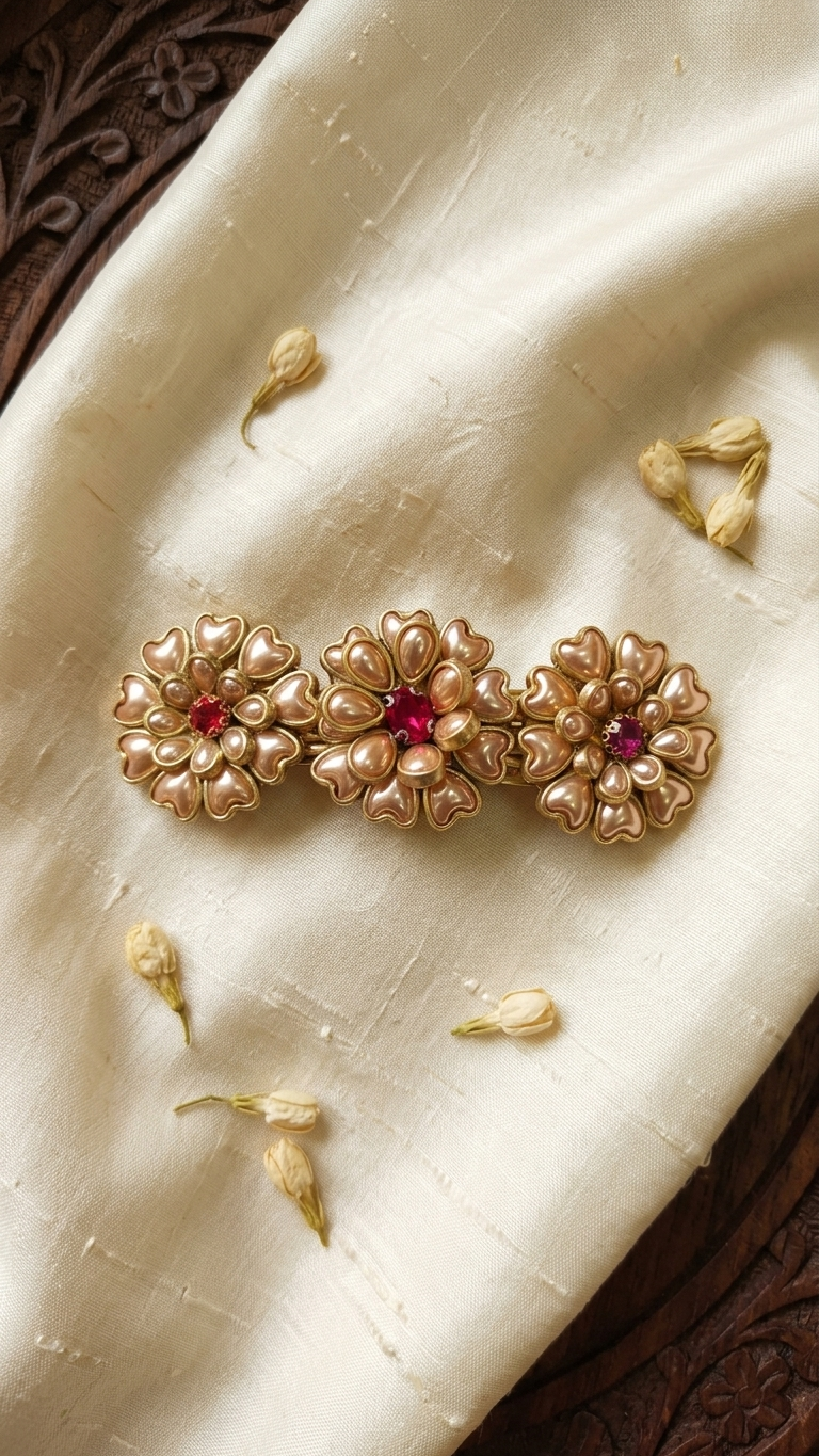 Kundan centre clips  (SN-01-0000022)