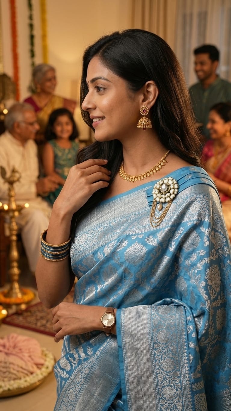 Saree Brooch SN-01-0000427