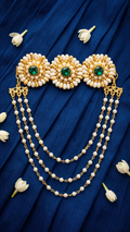 3-Tier Pearl Chain Hair Clip SN-01-0000183
