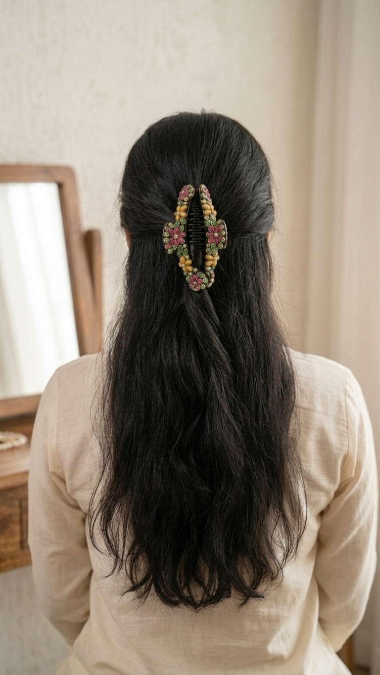 Large 7 cm hair clutch SN-01-0000139
