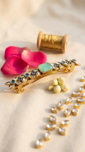 Simple Kundan Clips - 8cm (SN-01-0000010)