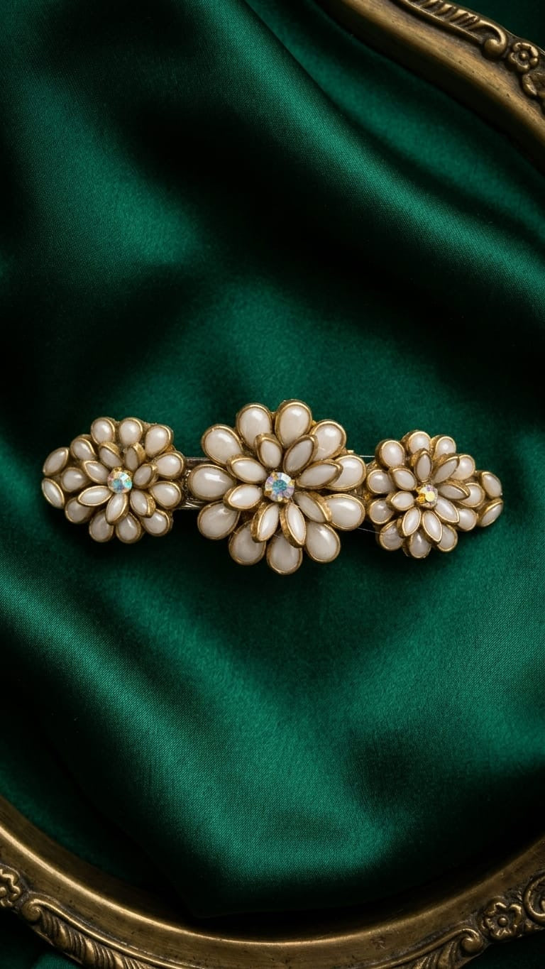 Grand kundan hair clips  SN-01-0000444