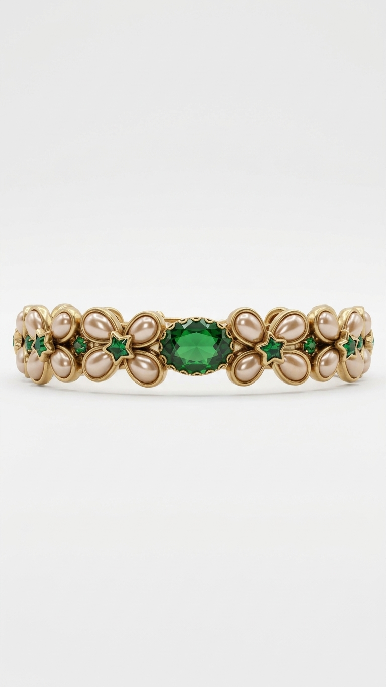 Simple Kundan Clips - 8cm (SN-01-0000009)