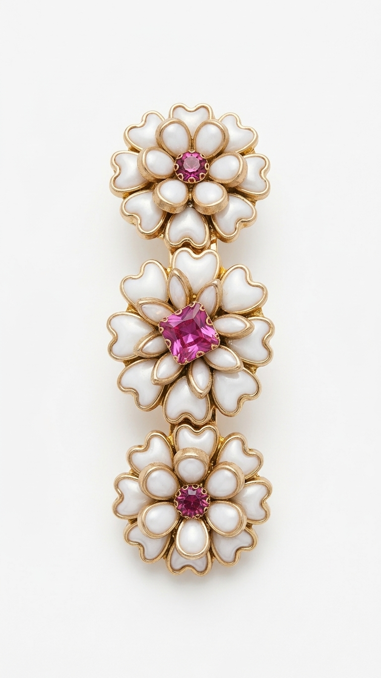 Kundan centre clips  (SN-01-0000023)