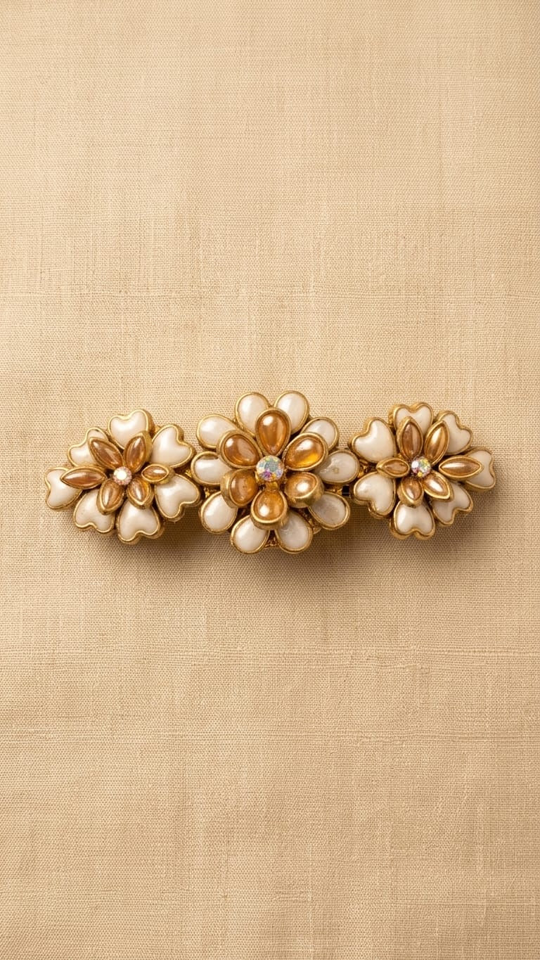 Grand kundan hair clips  SN-01-0000435