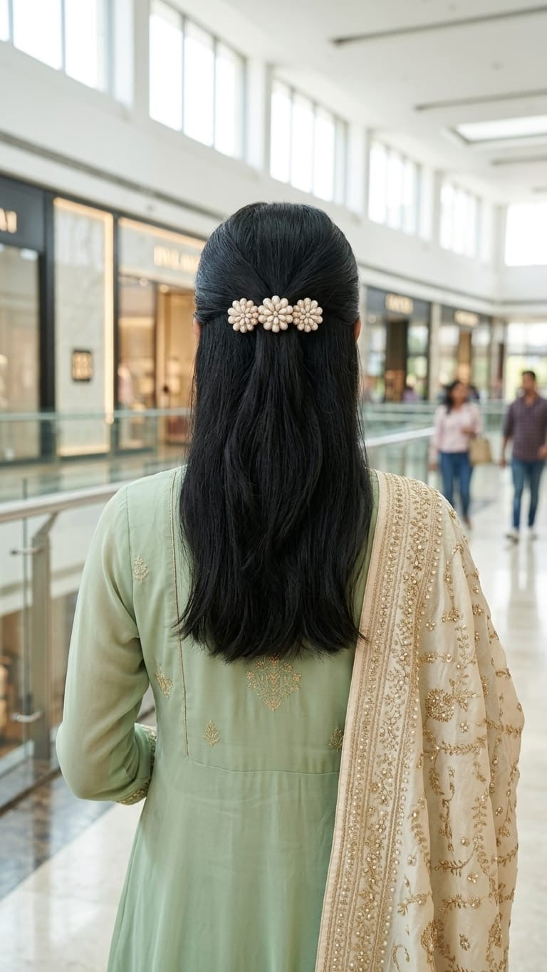Grand kundan hair clips  SN-01-0000444