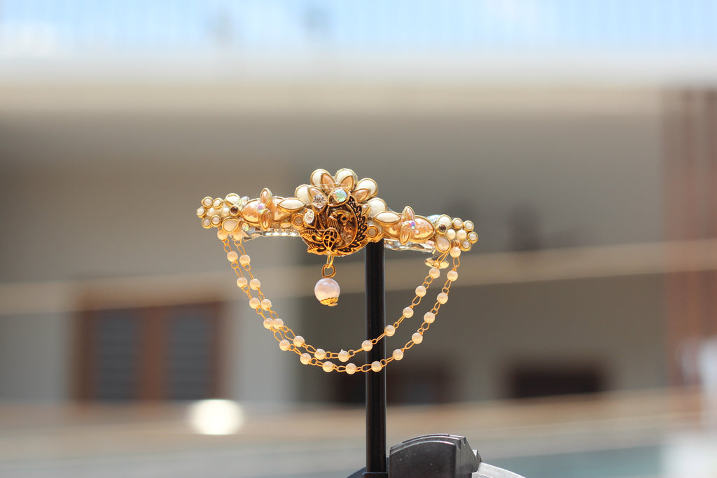 Elegant peacock clips SN-01-0000259