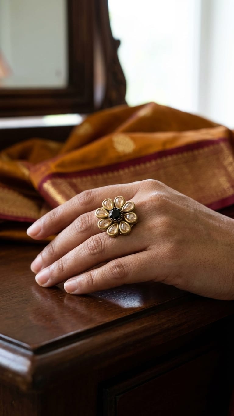 Kundan Finger rings SN-01-0000378