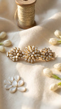 Silk saree kundan clips SN-01-0000390