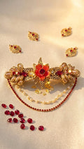 Silk saree kundan clips SN-01-0000395