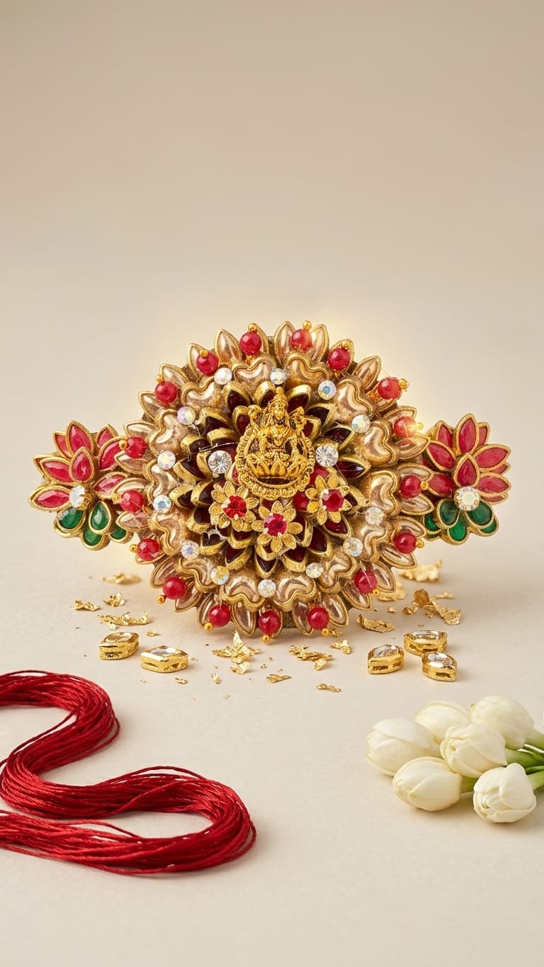 Silk saree kundan clips SN-01-0000410