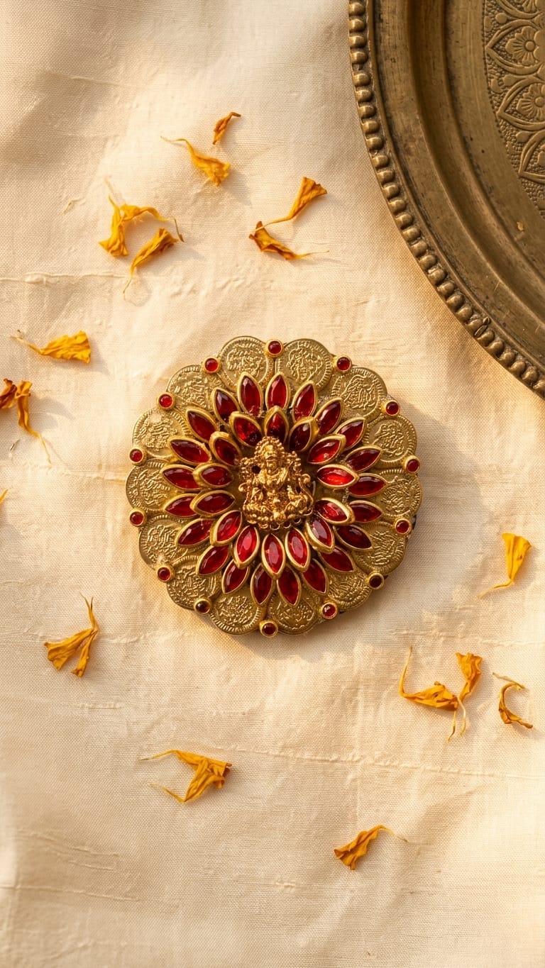 Big Kundan Hair Ties  SN-01-0000415