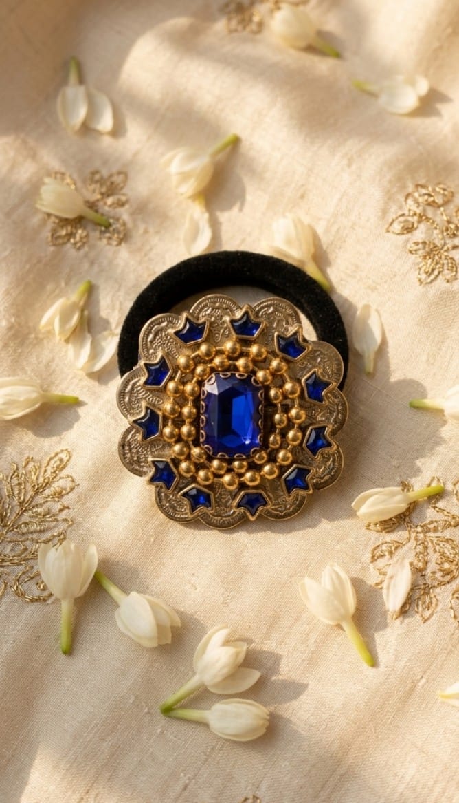 Big Kundan Hair Ties  SN-01-0000418