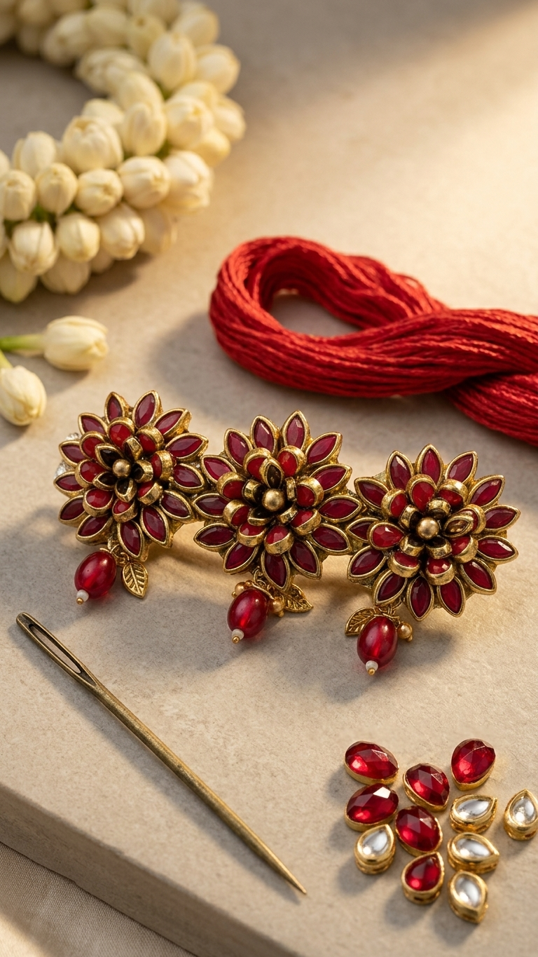 Kundan centre Clips SN-01-0000238