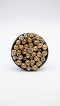 Kundan hair clutch big( 6cm*6cm)  SN-01-0000119