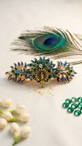 Elegant peacock clips SN-01-0000234