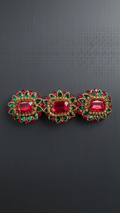Grand Kundan Hair Clips (SN-01-0000020)