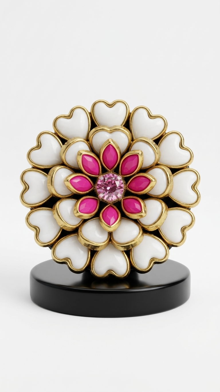 Big hair clutch clip round 5cm SN-01-0000123