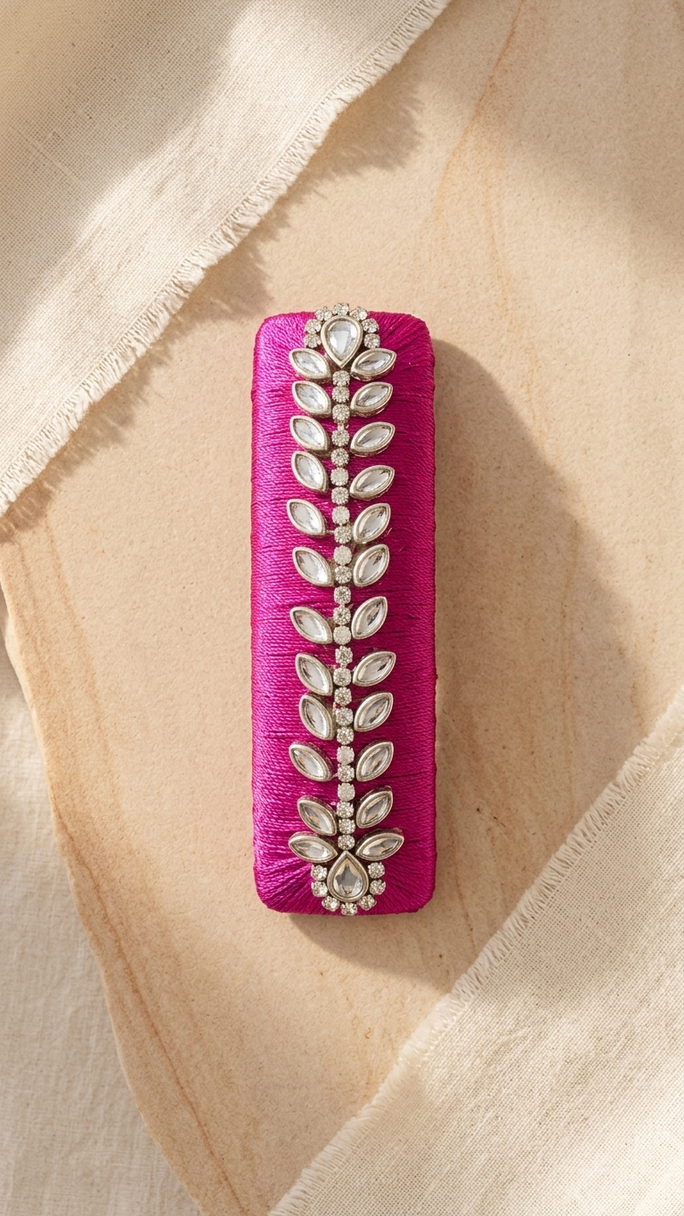 Kundan silk thread head bands SN-01-0000186