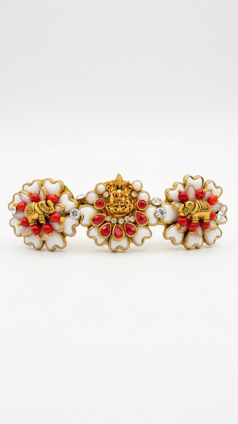 Kundan centre clips  (SN-01-0000024)