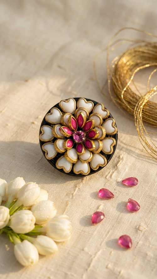 Big hair clutch clip round 5cm SN-01-0000123