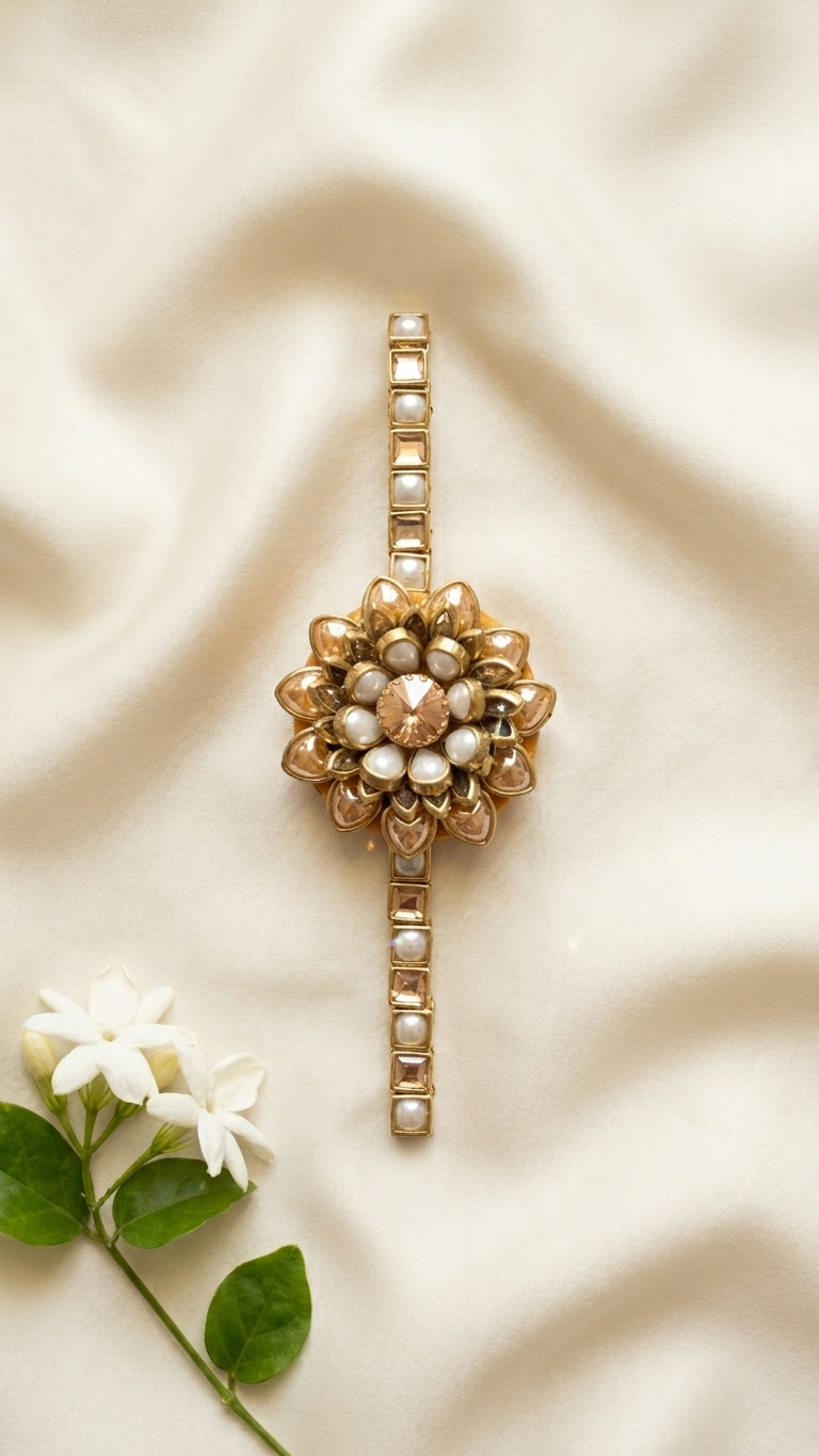 Kundan hair band SN-01-0000189