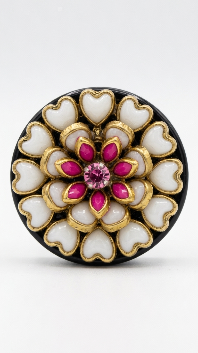 Big hair clutch clip round 5cm SN-01-0000123