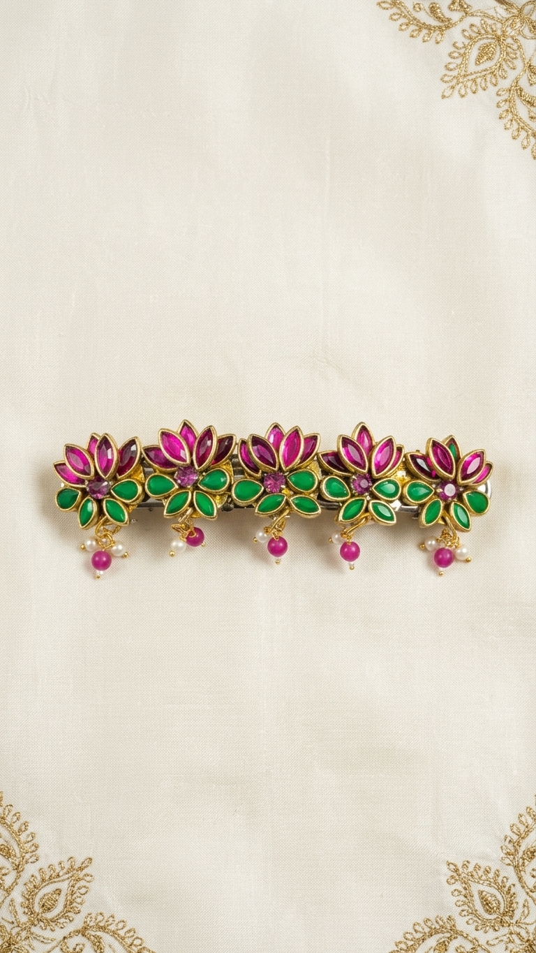 Kundan centre Clips SN-01-0000237