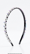 Sequinned Floral Kundan Hair Band for SN-01-0000230