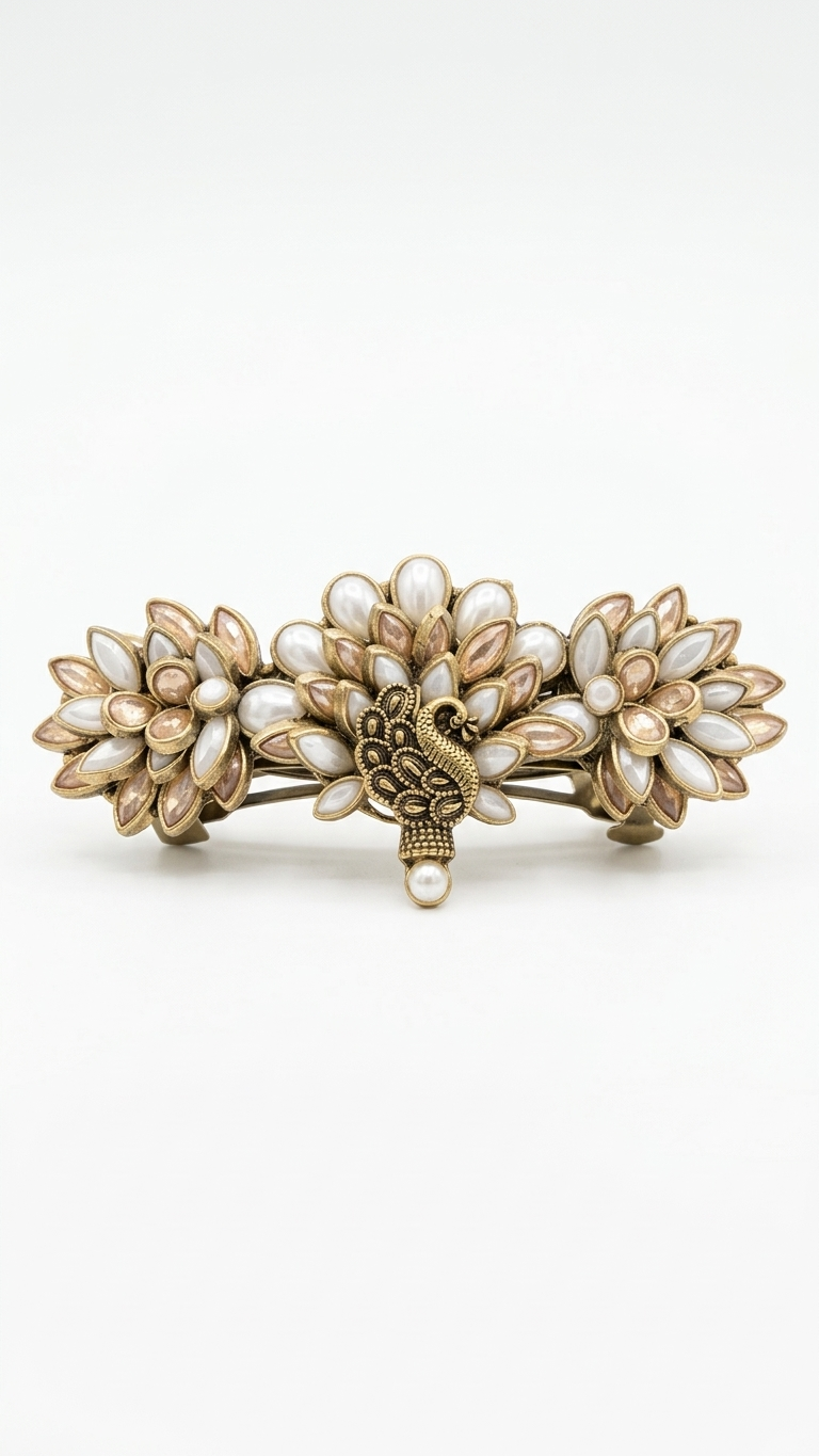Elegant peacock clips SN-01-0000233