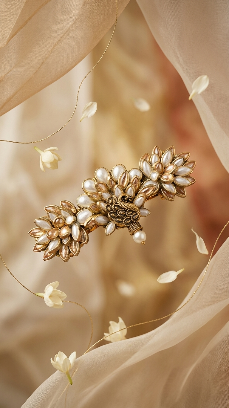 Elegant peacock clips SN-01-0000233