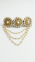 Party wear pearl Kundan hair clip SN-01-0000158