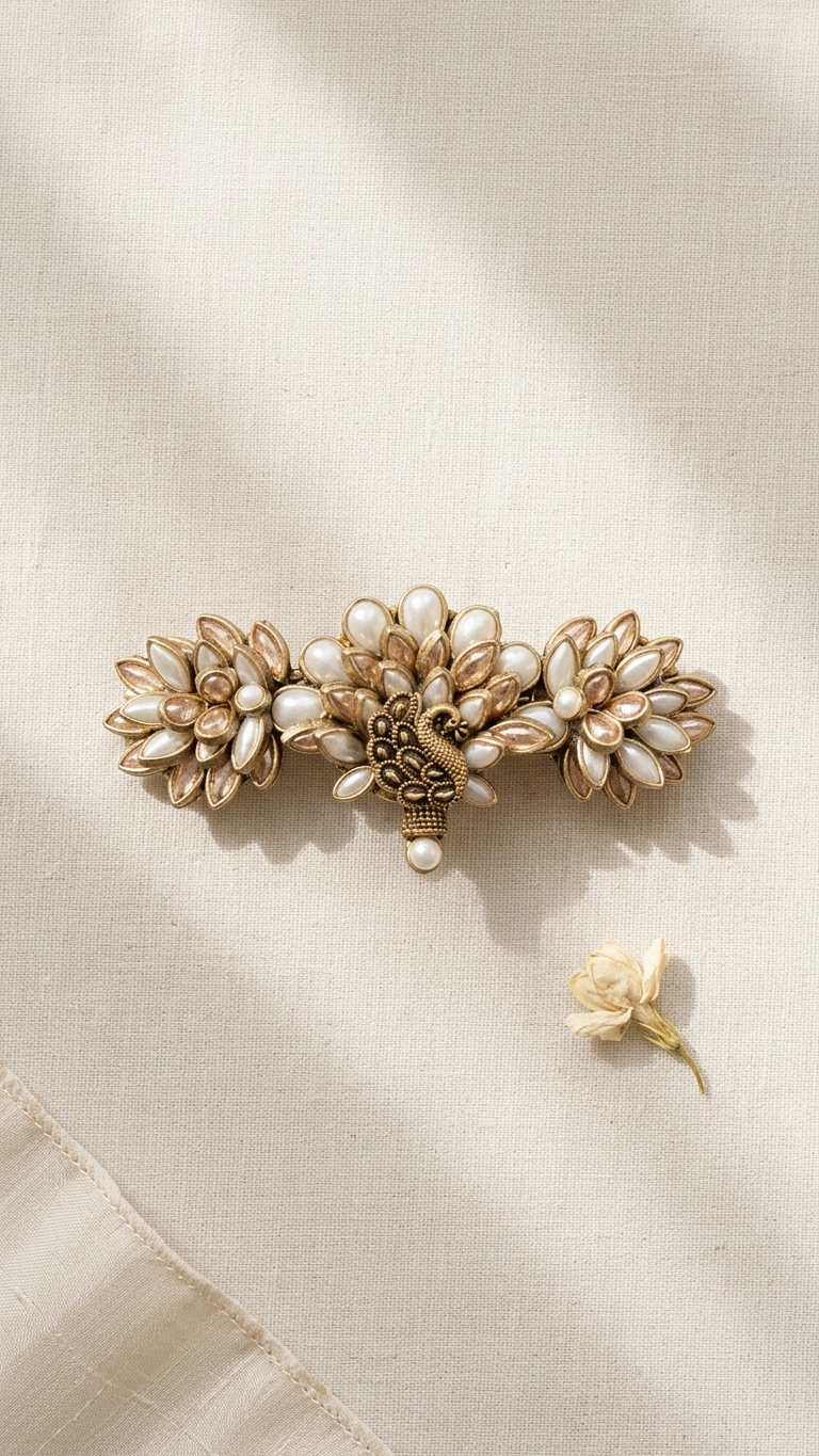 Elegant peacock clips SN-01-0000233