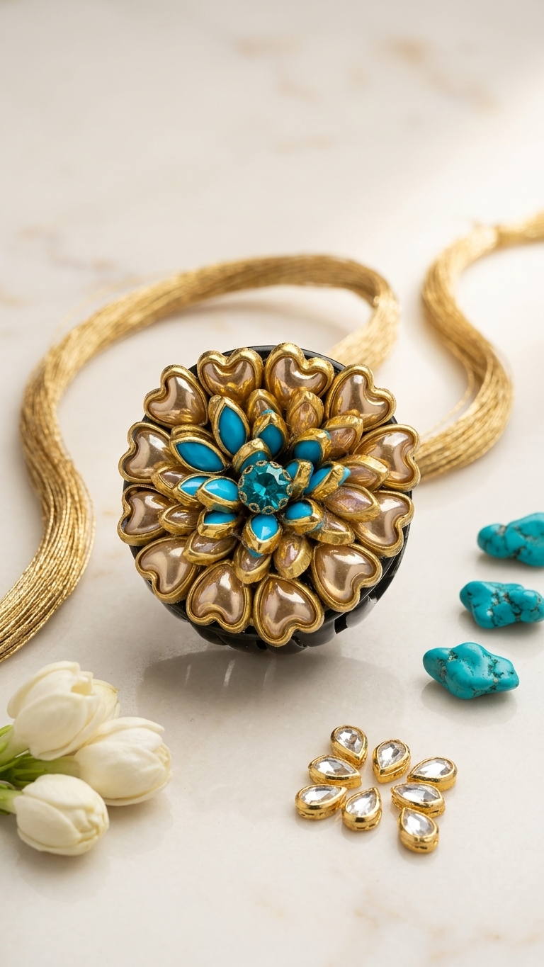 Big hair clutch clip round 5cm SN-01-0000124