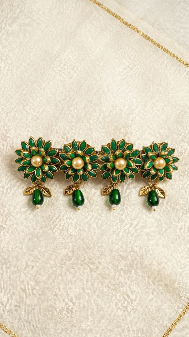 Kundan centre Clips SN-01-0000243