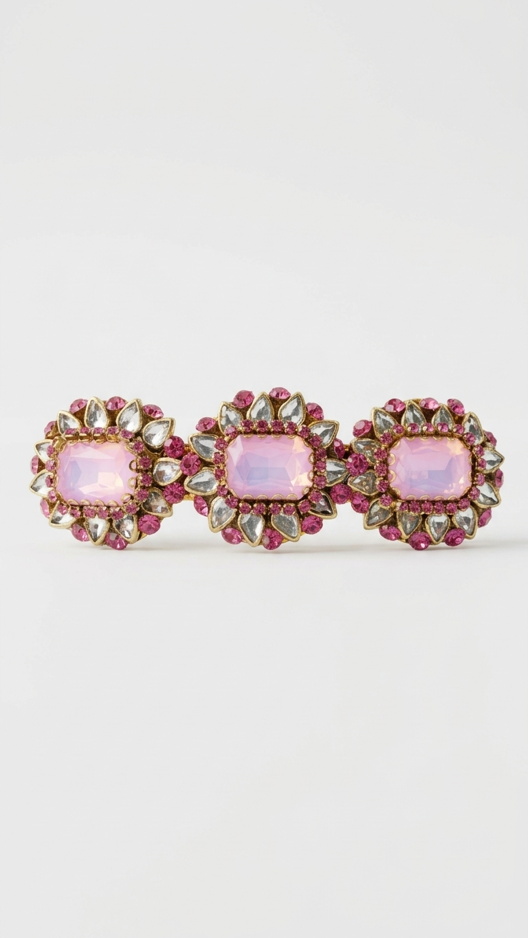 Grand Kundan Hair Clips (SN-01-0000019)