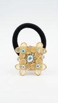 Brooch Petal and crystal Hair Tie (SN-01-0000056)