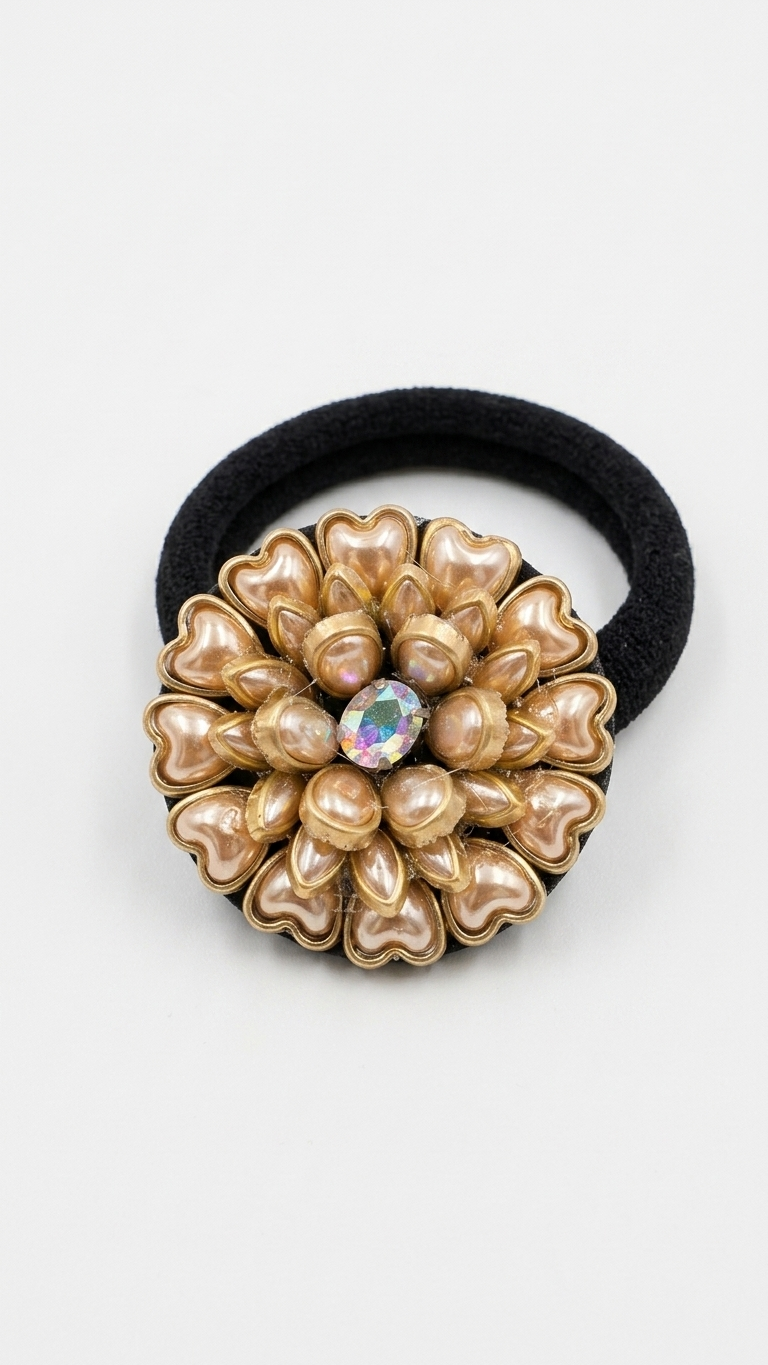 Big Kundan Hair Ties SN-01-0000251