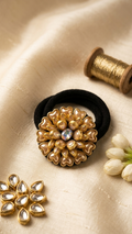 Big Kundan Hair Ties SN-01-0000251