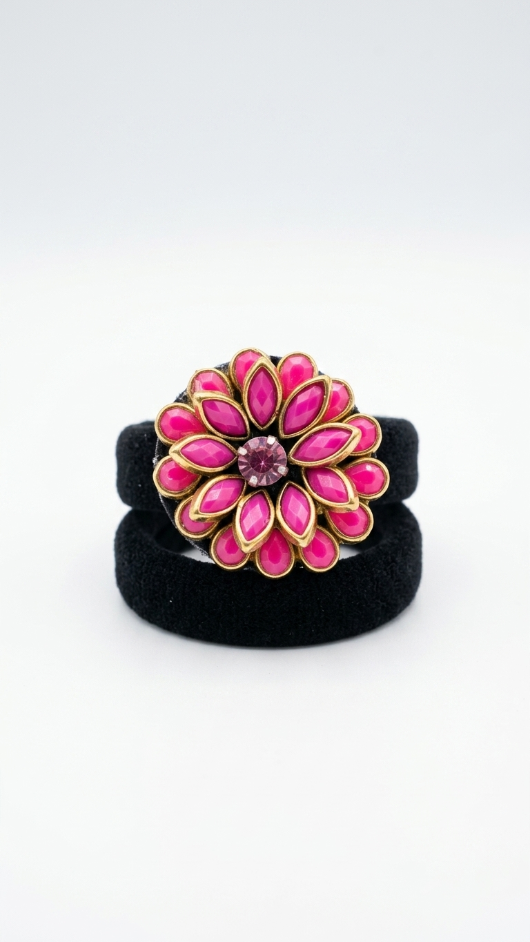 Small Kundan Hair Ties SN-01-0000257