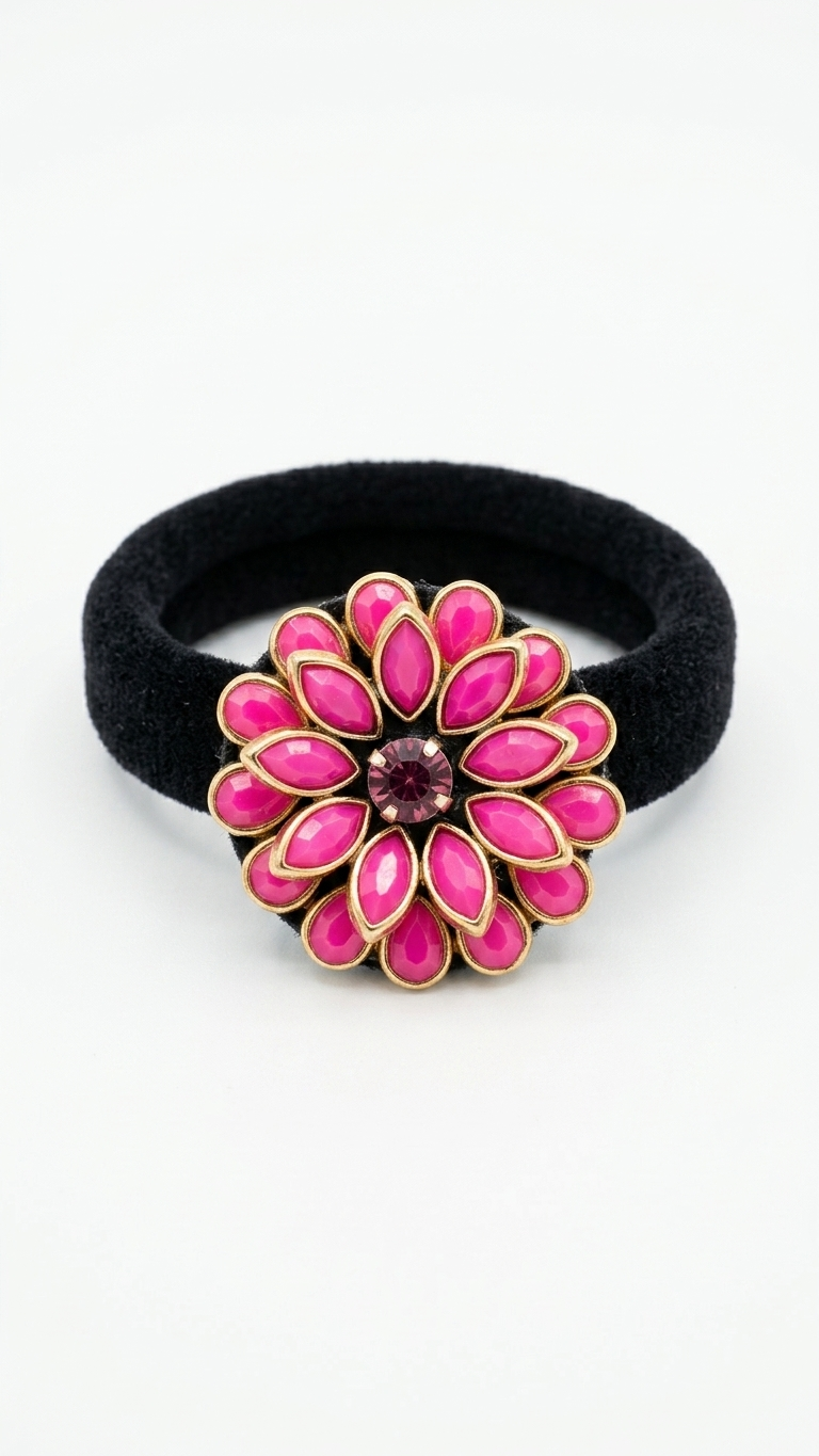 Small Kundan Hair Ties SN-01-0000257