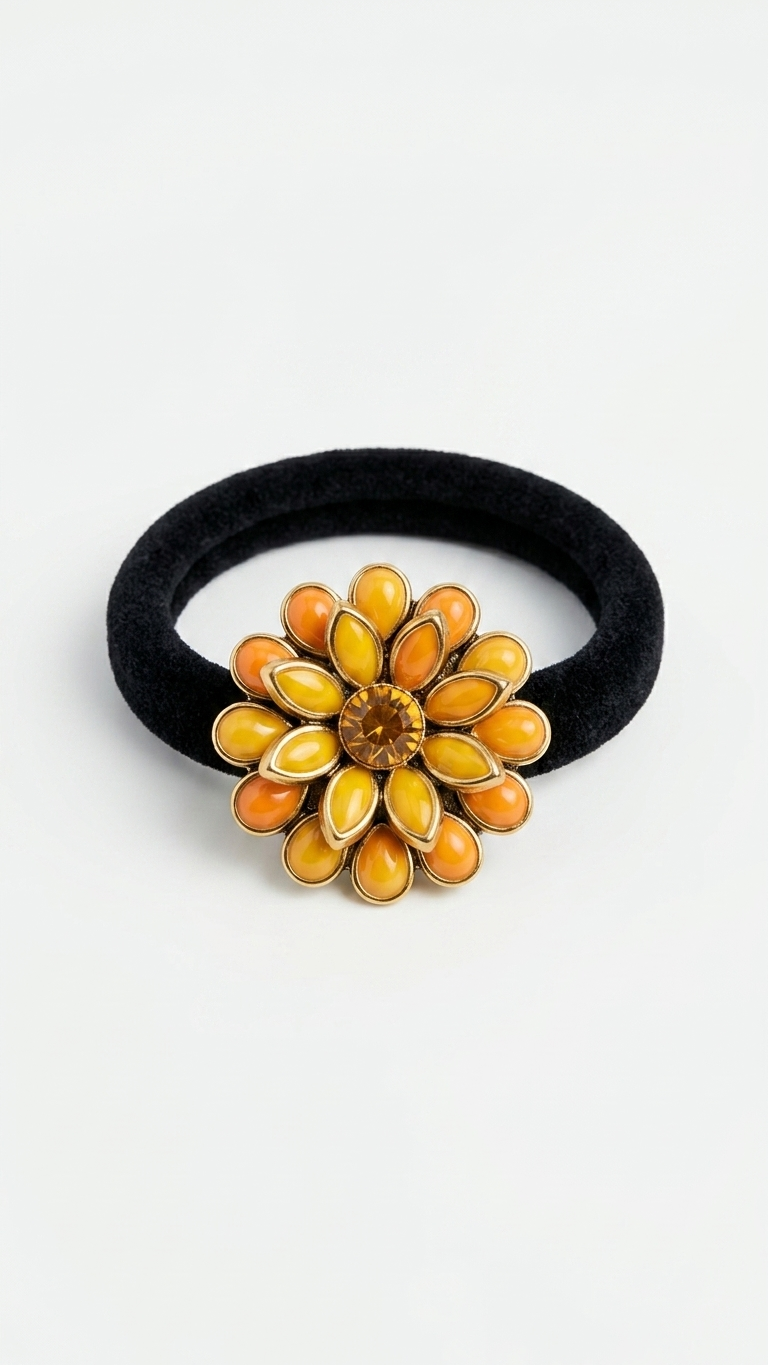 Small Kundan Hair Ties SN-01-0000254