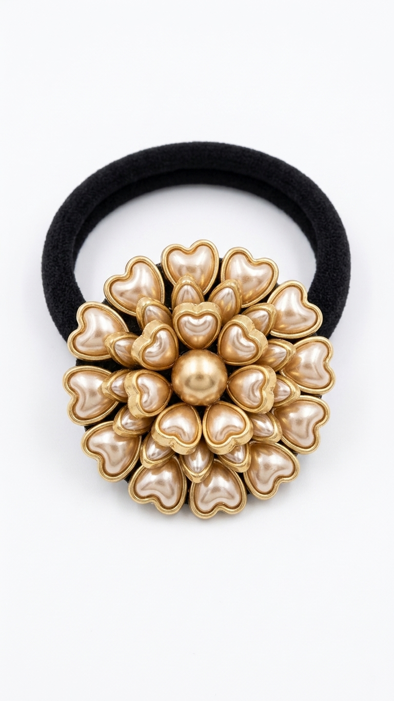Big Kundan Hair Ties SN-01-0000249