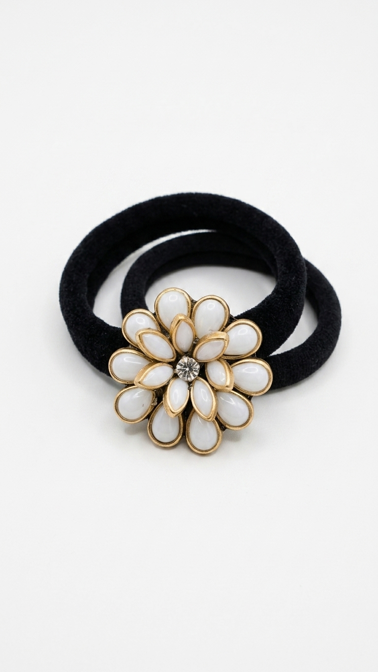 Small Kundan Hair Ties SN-01-0000255