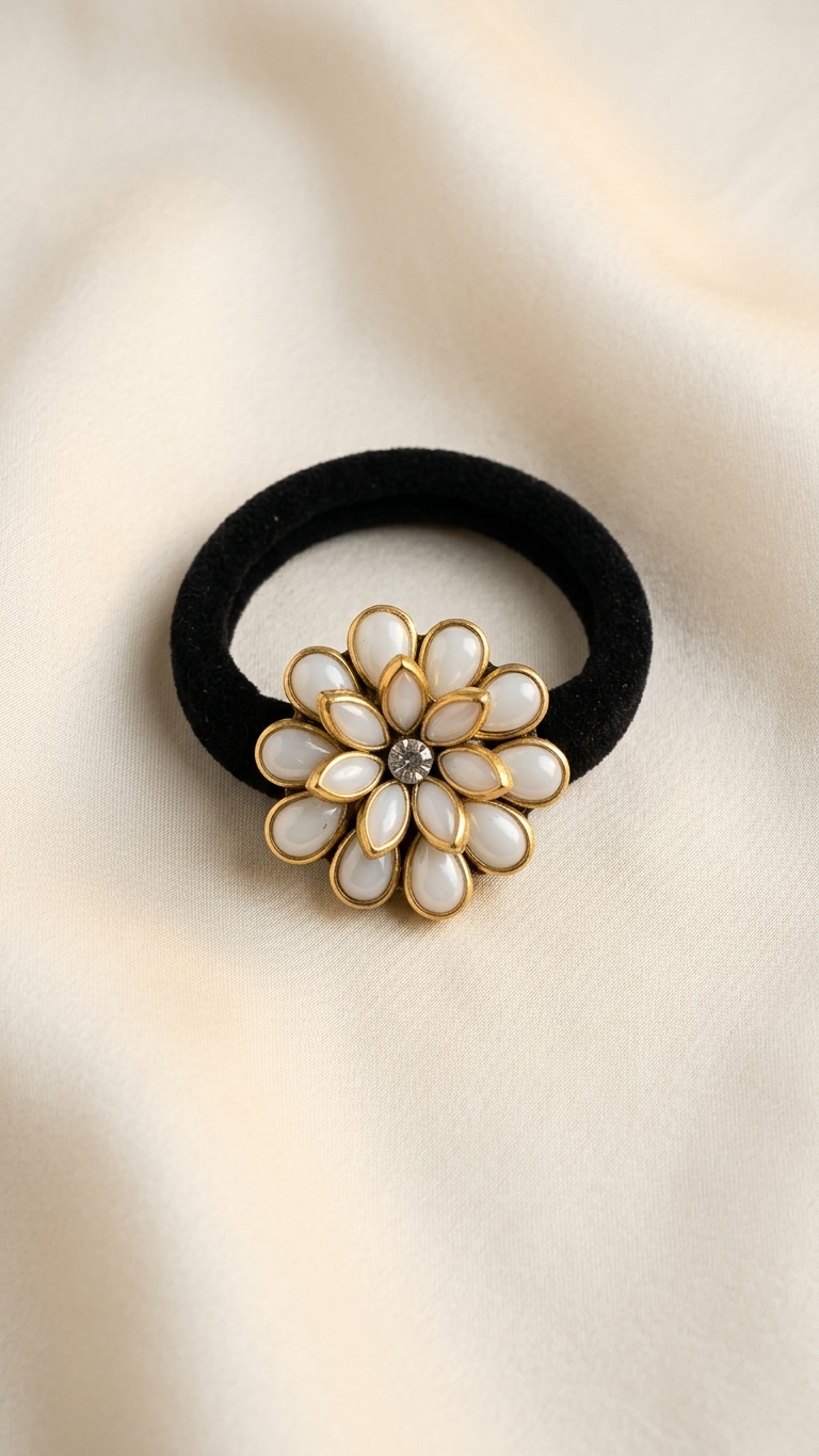 Small Kundan Hair Ties SN-01-0000255