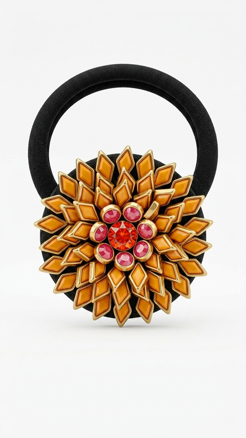 Big Kundan Hair Ties SN-01-0000253