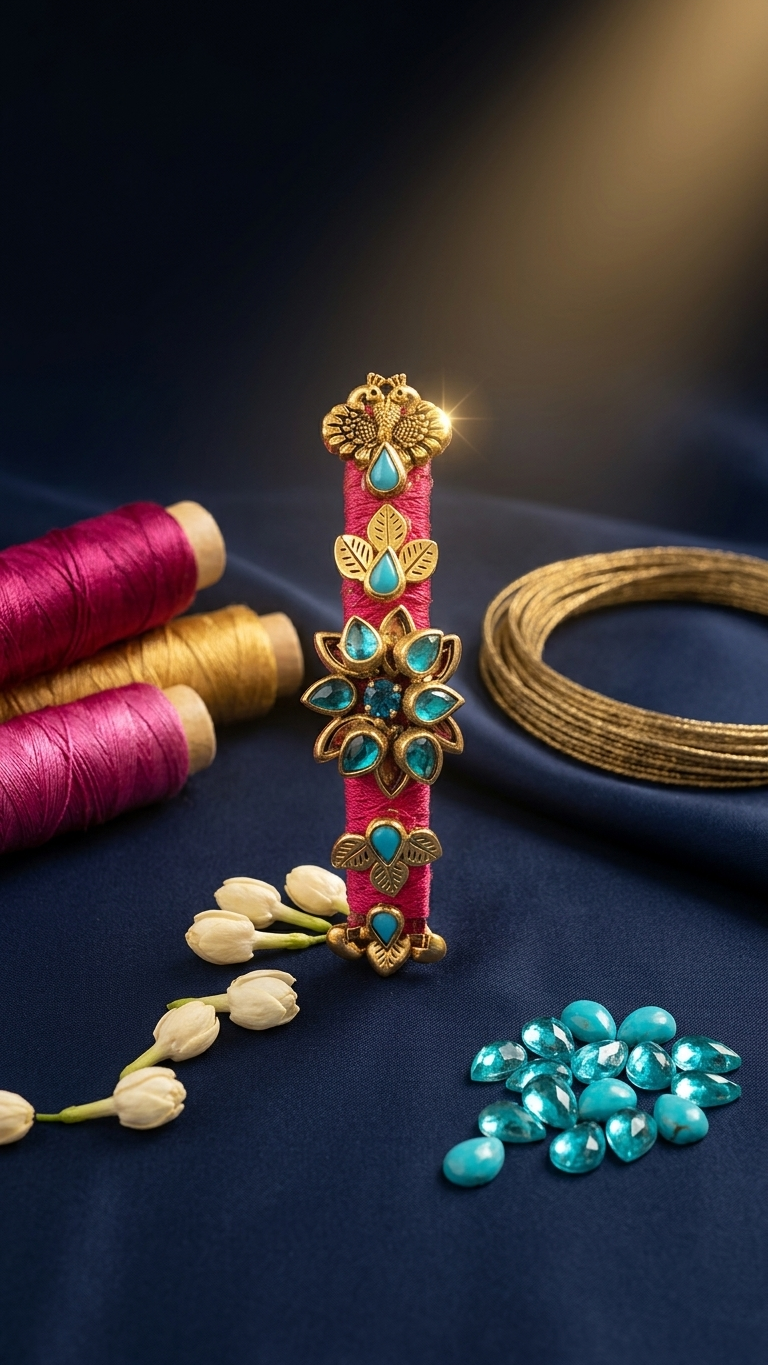 Thin Kundan bangles(single piece) SN-01-0000227