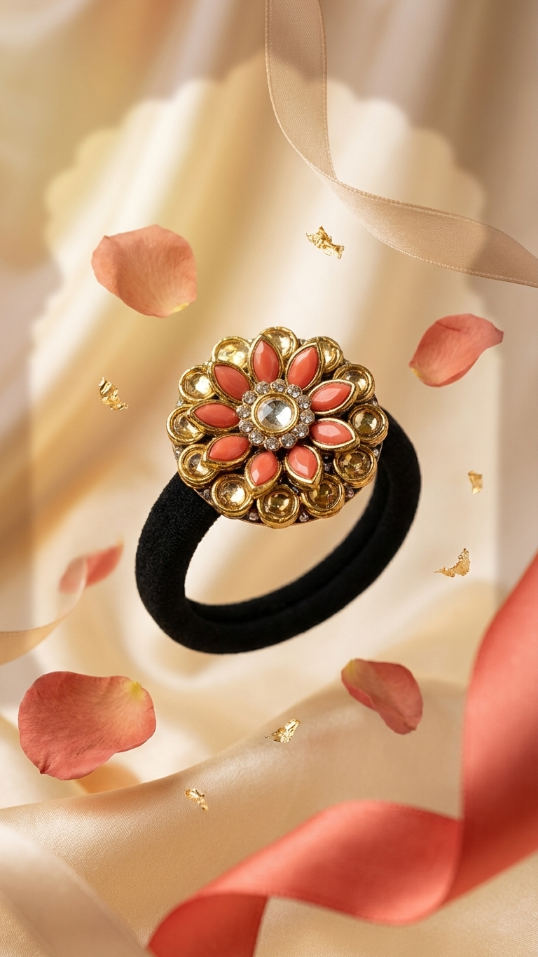 Kundan Hair ties SN-01-0000277